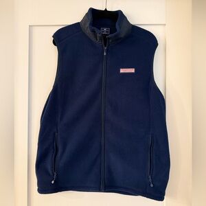 Vineyard Vines Men’s Navy Fleece Vest